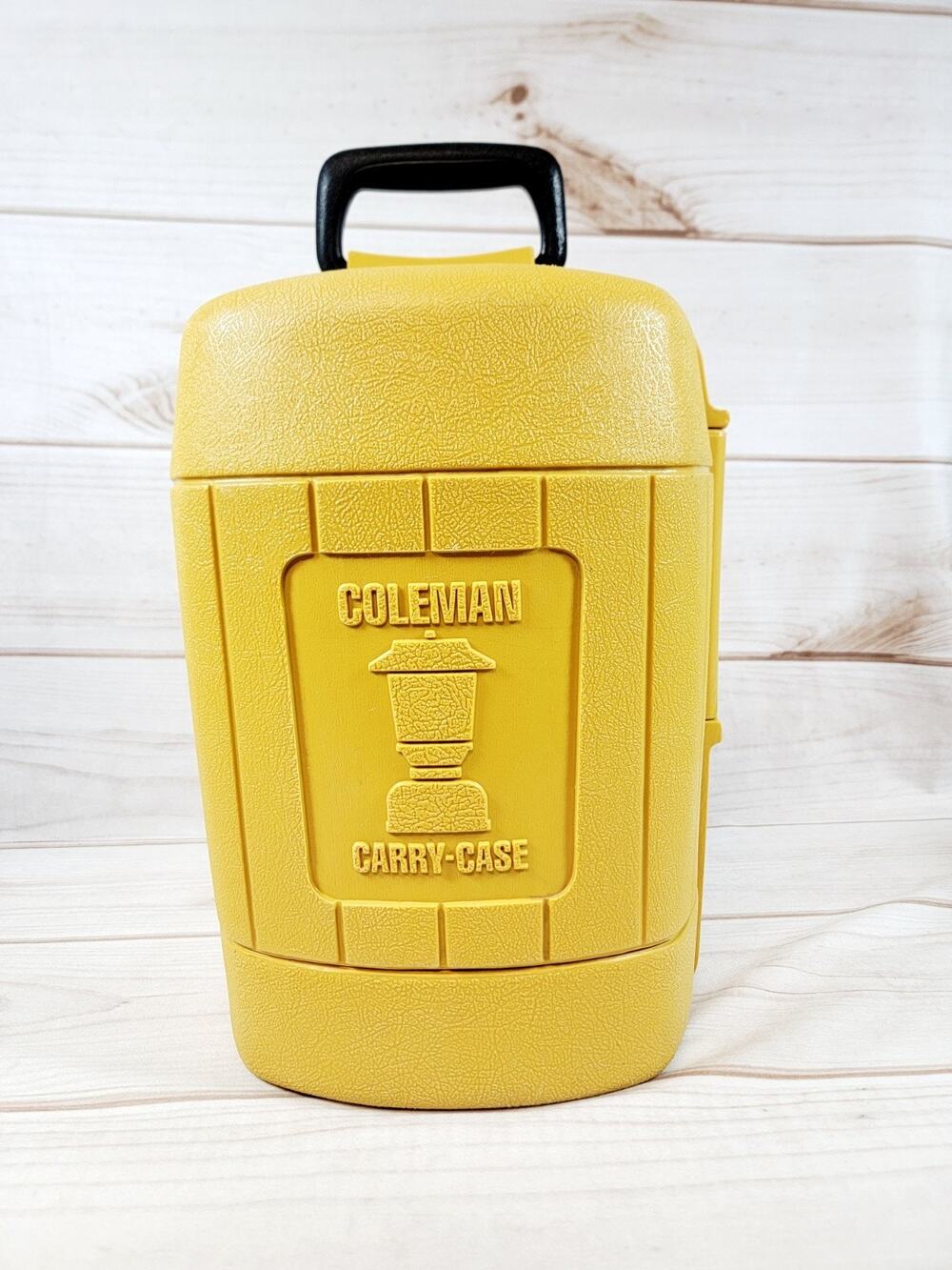 Vintage 1979 Coleman 220 228 275 Lantern Yellow Clam Shell Carry Case